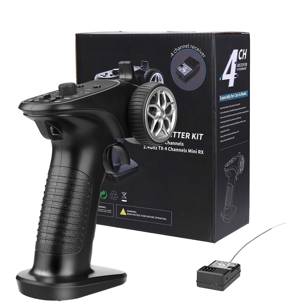 Drone Racing Receiver - GA-4H-TX 4CH 2.4GHz Pemancar Penerima Radio