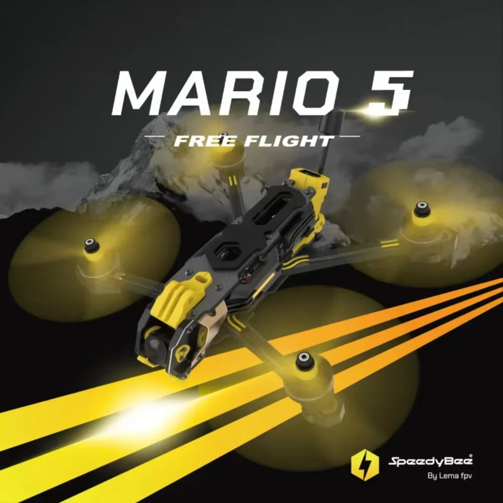 Drone Racing Frame - Kit Rangka Speedybee Mario 5 O4,