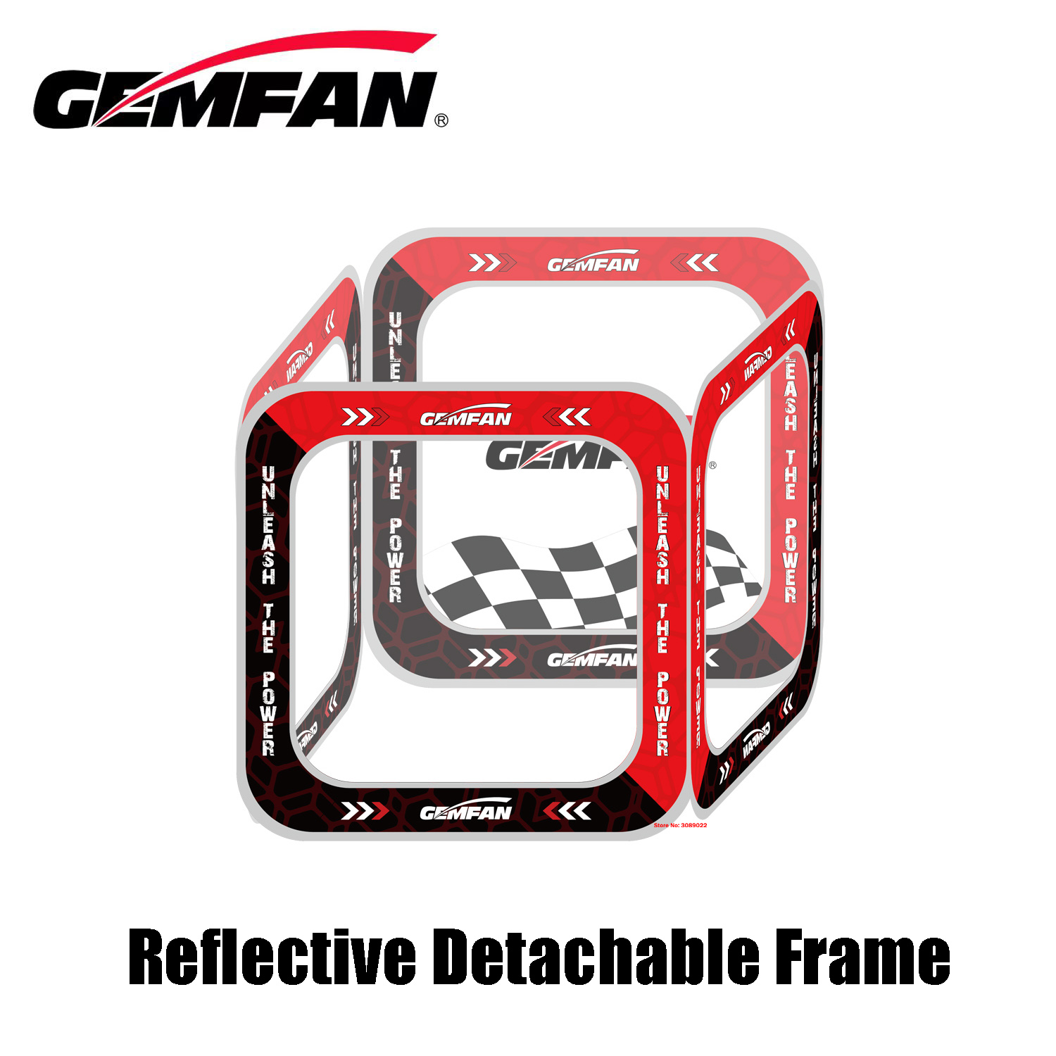 GEMFAN Drone persegi panjang 8 - Drone Racing Flag ulasan dan harga