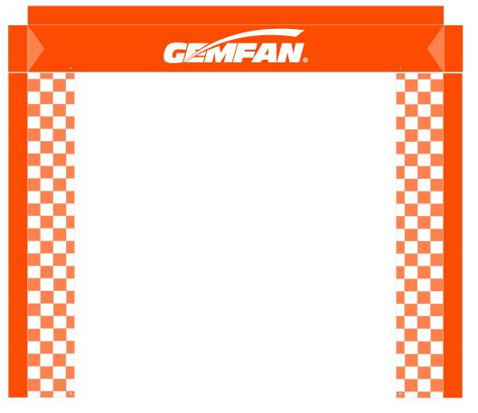 Gemfan152 * 152CM 5X5FT FPV Ge - Drone Racing Flag ulasan dan harga