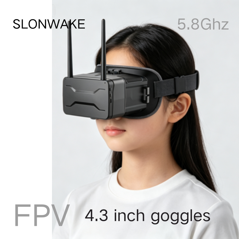 Kacamata FPV 5.8G, Layar 4.3 I - Drone Racing Goggles ulasan dan harga